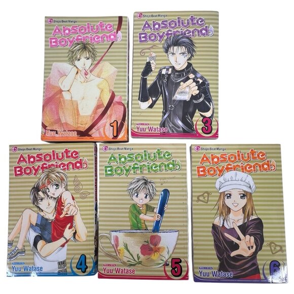 Absolute Boyfriend Shojo Beat Manga Volume 1 3-6 By Yuu Watase English Paperback - Picture 2 of 7